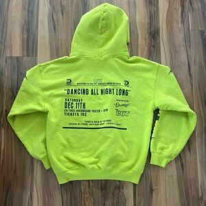 Daydreamer Event Hoodie in Lime Green, XS